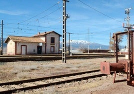 Estación Huéneja-Dólar, a donde llega el tramo de 14 kilómetros