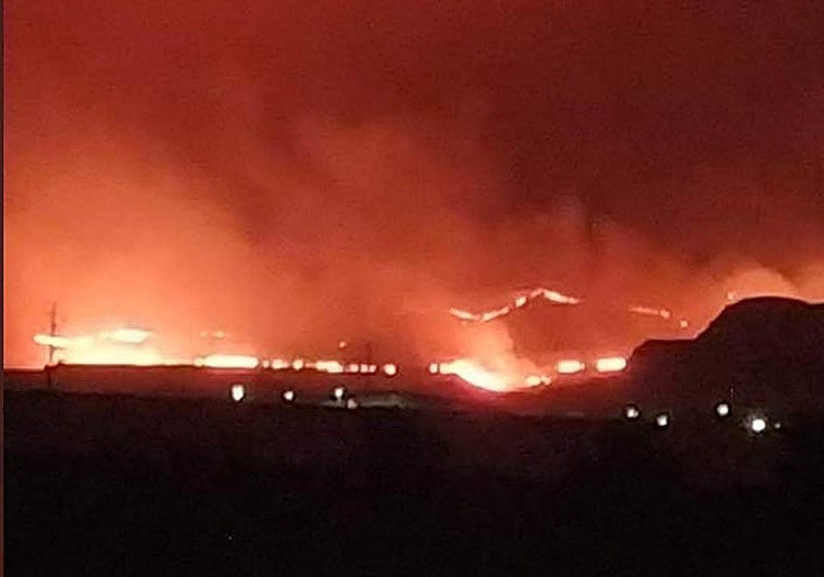 Incendio en Níjar.