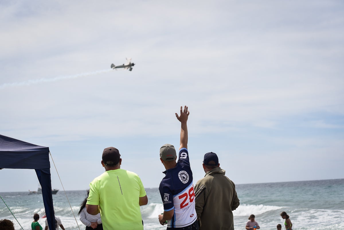 Las imágenes del Festival Aéreo de Motril y el ambiente en la playa