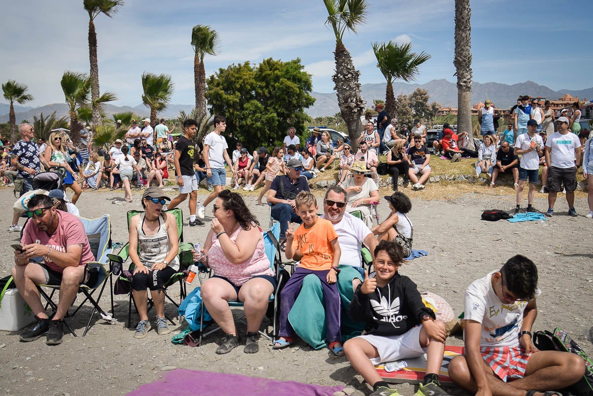 Las imágenes del Festival Aéreo de Motril y el ambiente en la playa