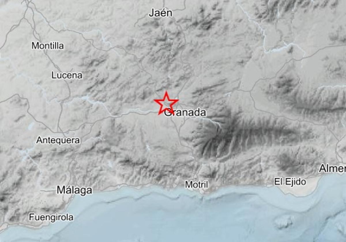 Registrado el segundo terremoto del día en Granada.