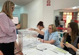 Jornada electoral de las eleciciones europeras del 9-J.