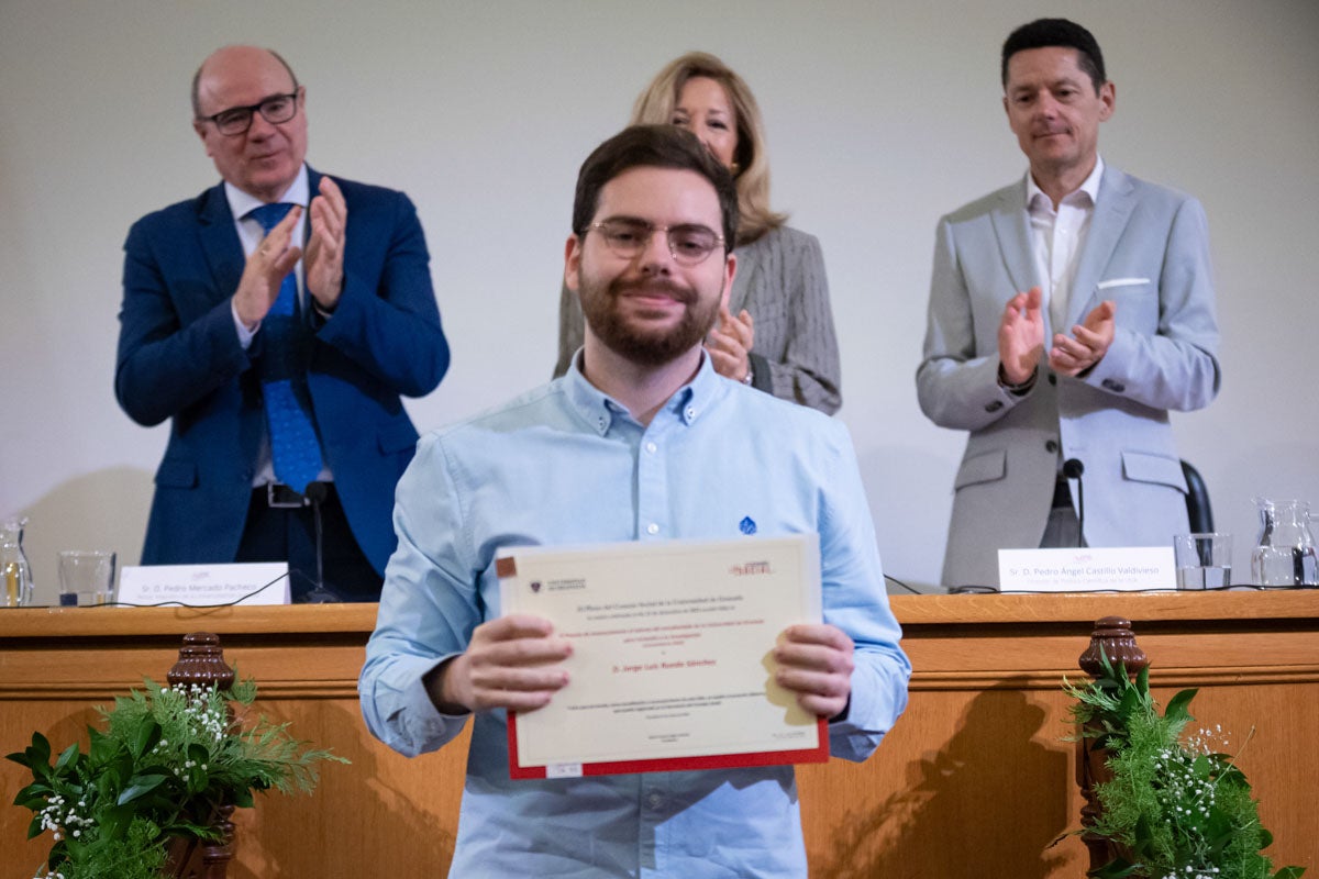 Las imágenes de los premiados por el consejo social de la UGR