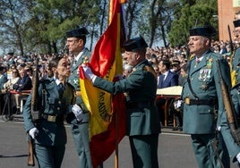 Jura de bandera en la Academia de Baeza, este curso.