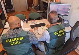 Efectivos de la Guardia Civil, en una imagen de archivo.