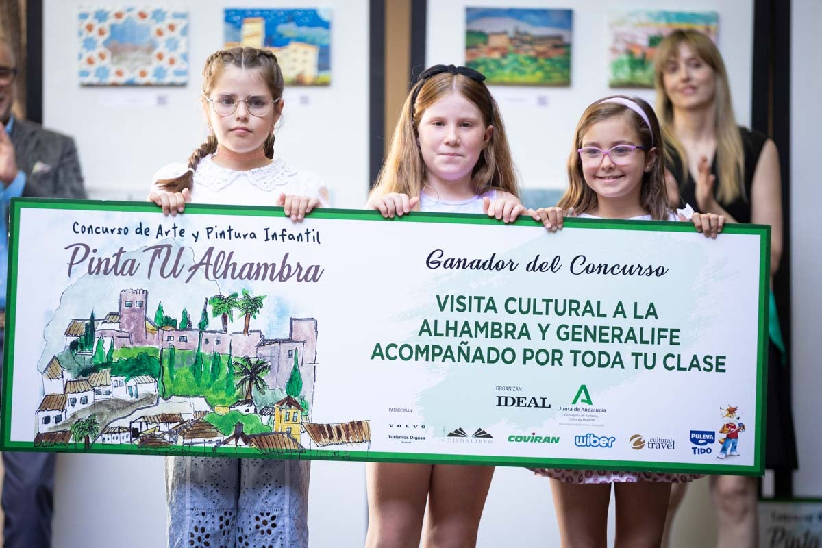 Las imágenes de los premios del concurso &#039;Pinta tu Alhambra&#039;