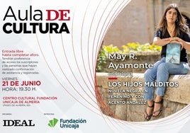 May R. Ayamonte en el Aula de Cultura de IDEAL