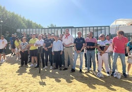 Autoridades, en la inauguración del XIX Congreso Nacional de Toro con Cuerda en Beas de Segura.