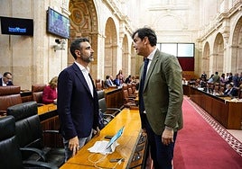 Juan José Salvador junto a Ramón Fernández-Pacheco.