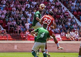 El certero cabezazo de Rachad puso las tablas que dan vida al filial.