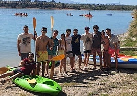 Alumnos del curso de socorrismo acuático