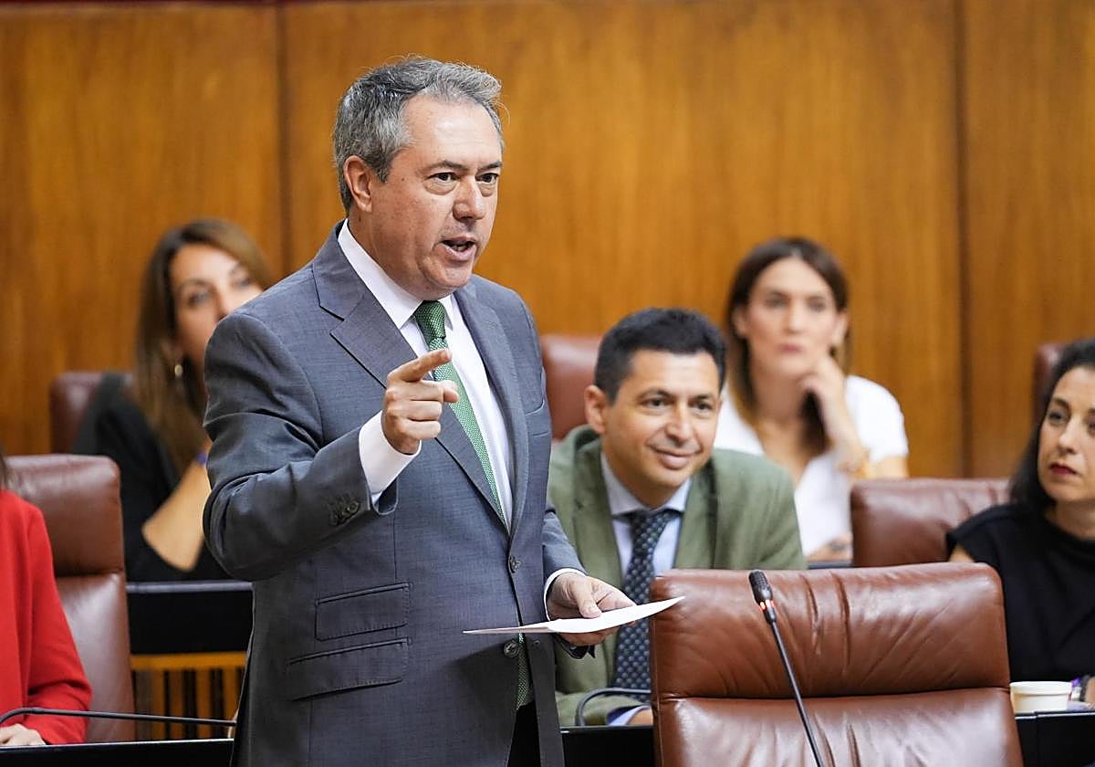 El secretario general del PSOE A, Juan Espadas.