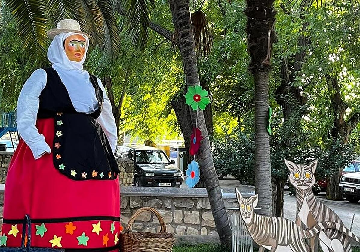 Campesinos de Zabaleta en el barrio quesadeño de La Magdalena.
