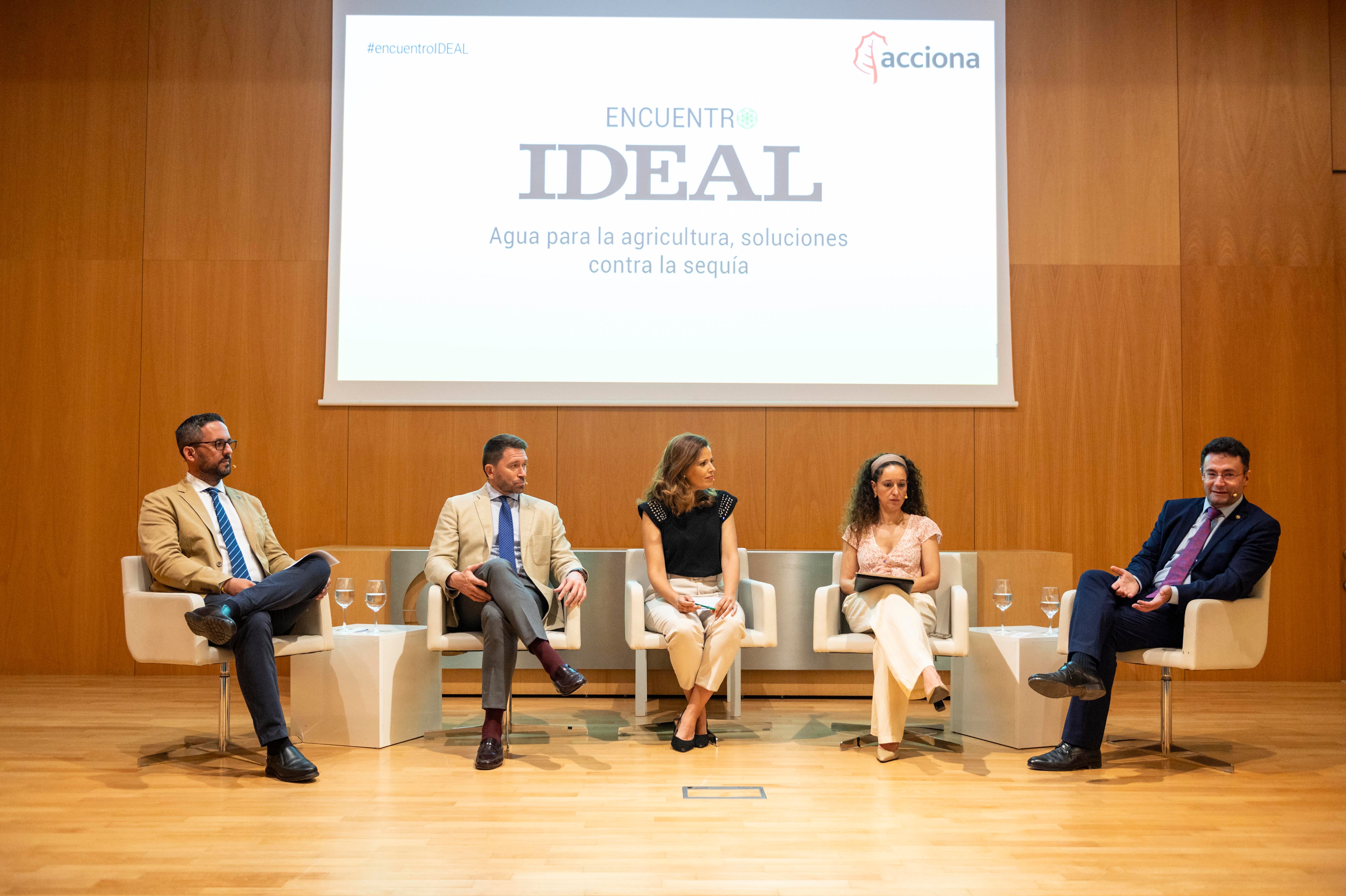 Las imágenes del encuentro de IDEAL y Acciona sobre el agua en la agricultura