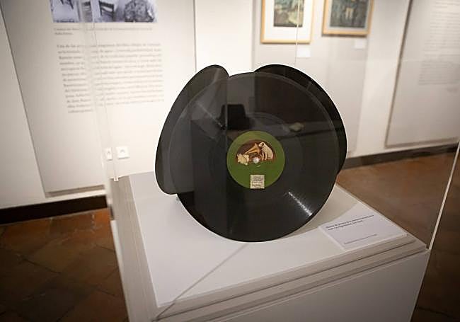 Discos de pizarra de Lorca y la Argentinita.