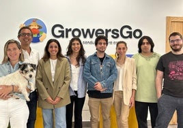 Integrantes de la startup GrowersGo.