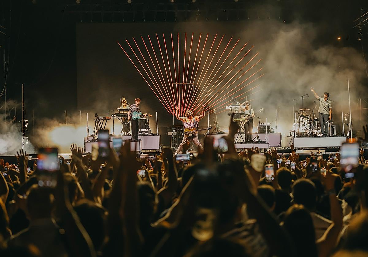 Mikel Izal en el concierto