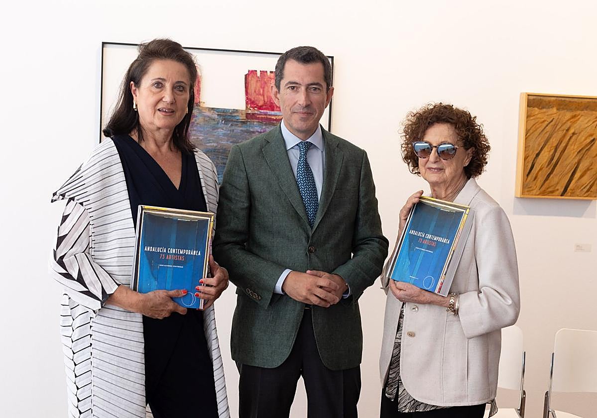 Rosa Brun, Juan Alfonso Contreras y Rosina Gómez-Baeza.