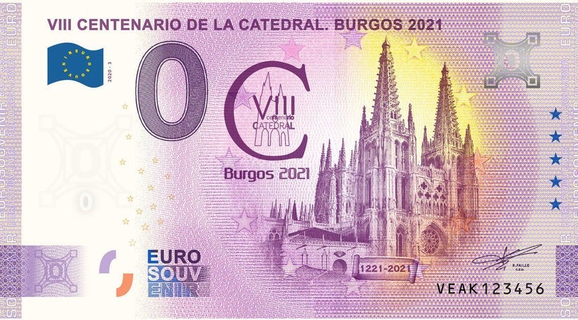 Así son los originales billetes de 0 euros de las provincias de España