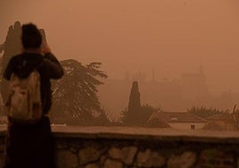 Invasión de polvo sahariano y drástico cambio de tiempo en Andalucía.