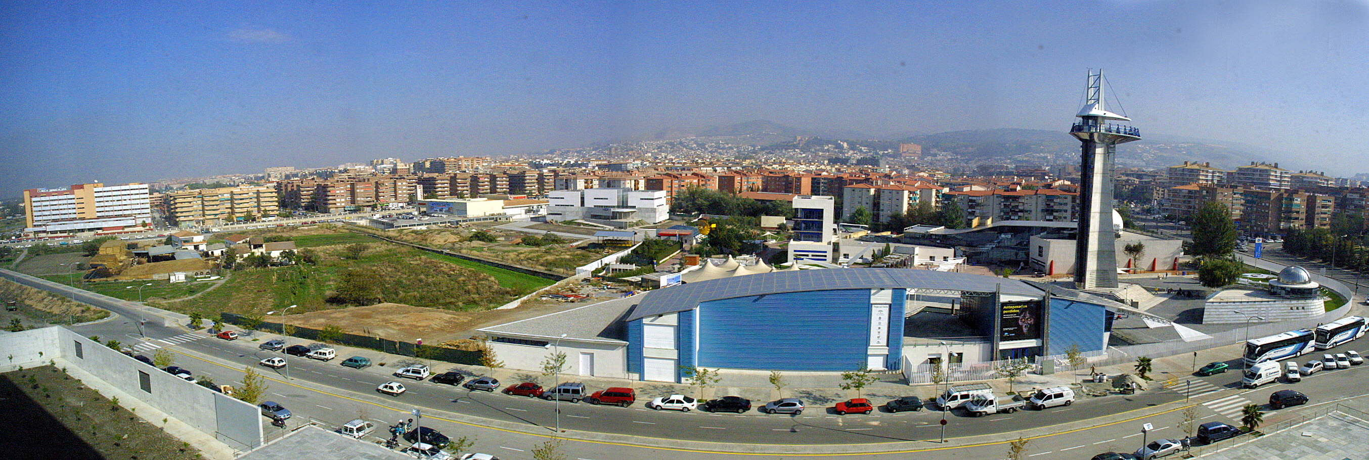 Solar donde se construyó la ampliación del Parque de las Ciencias, en 2001