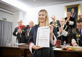 Acto de la Academia de Jurisprudencia y Legislación celebrado en el Colegio de Abogados.