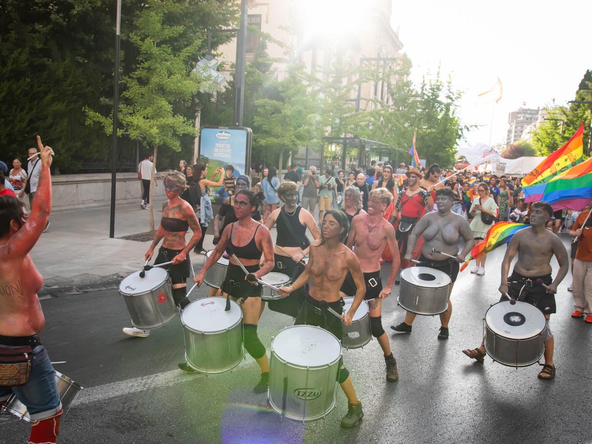 Las imágenes de las manifestaciones del Orgullo en Granada