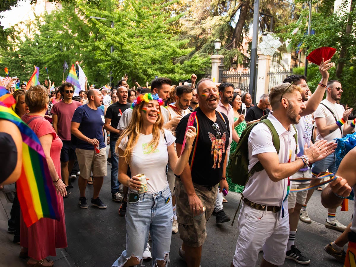 Las imágenes de las manifestaciones del Orgullo en Granada