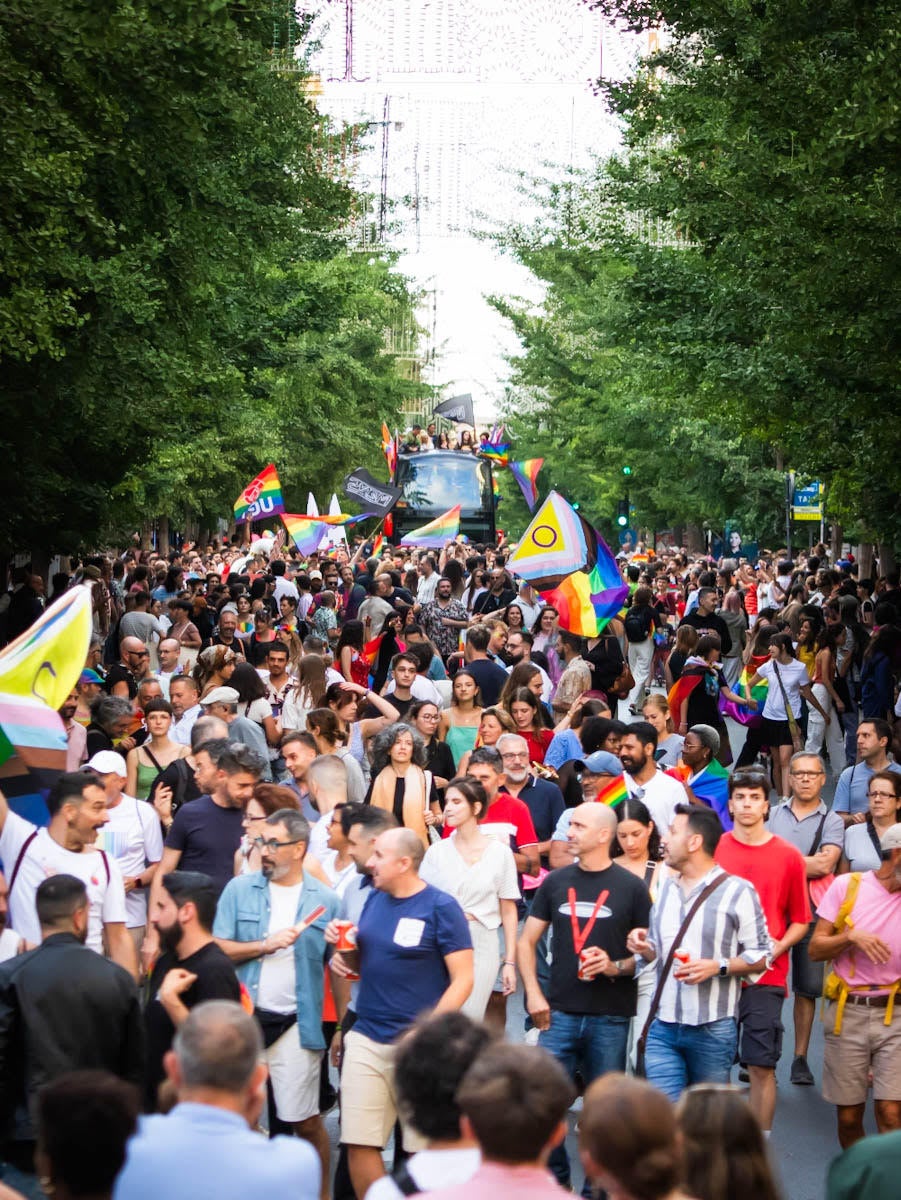 Las imágenes de las manifestaciones del Orgullo en Granada