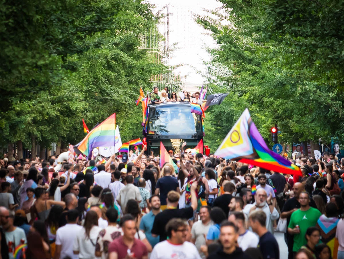 Las imágenes de las manifestaciones del Orgullo en Granada