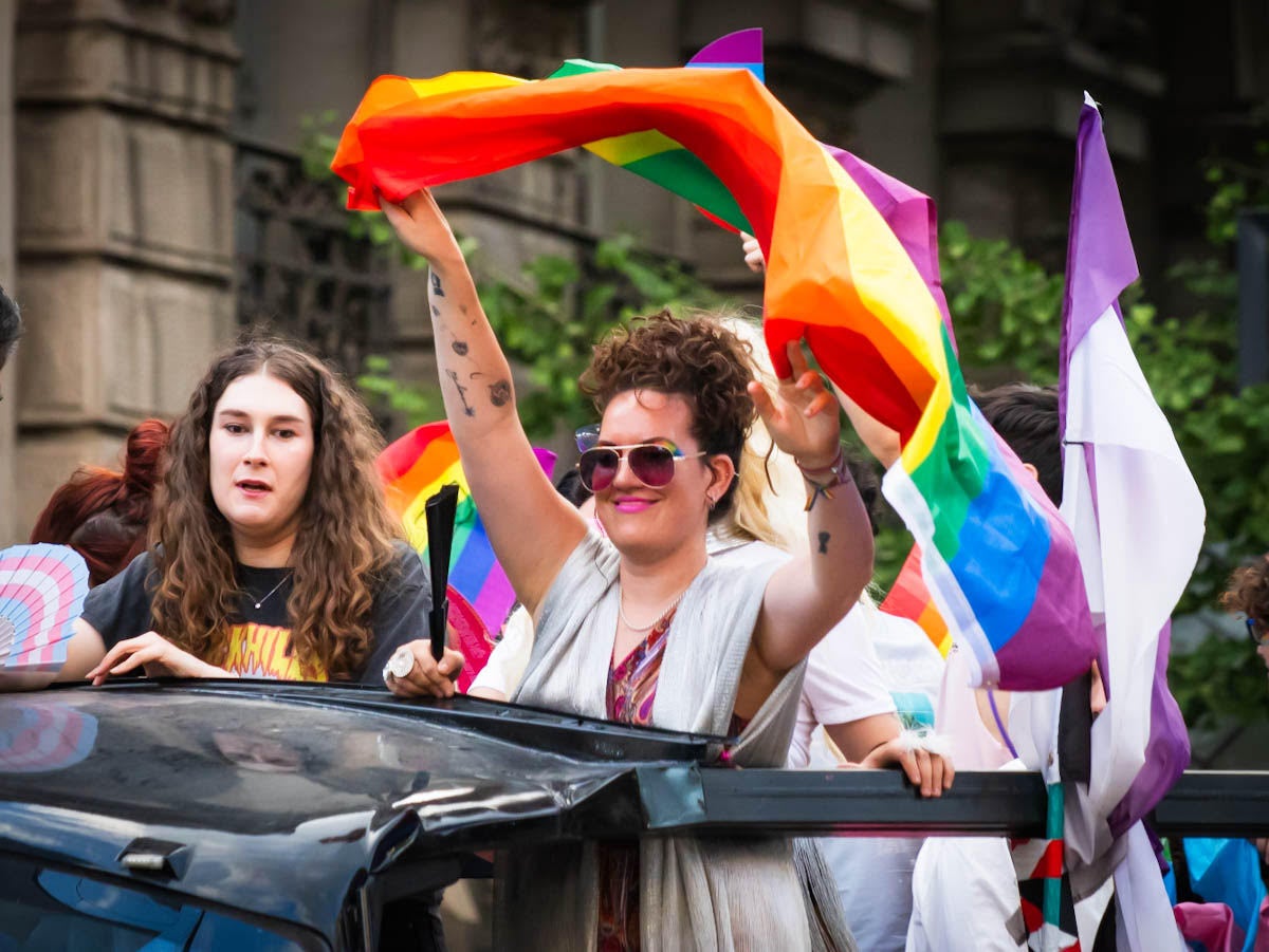 Las imágenes de las manifestaciones del Orgullo en Granada