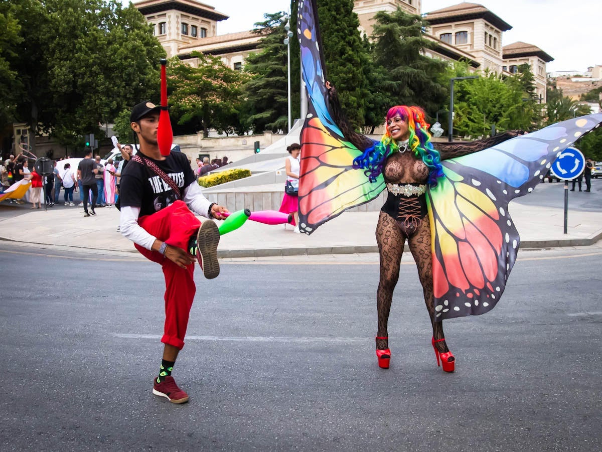 Las imágenes de las manifestaciones del Orgullo en Granada