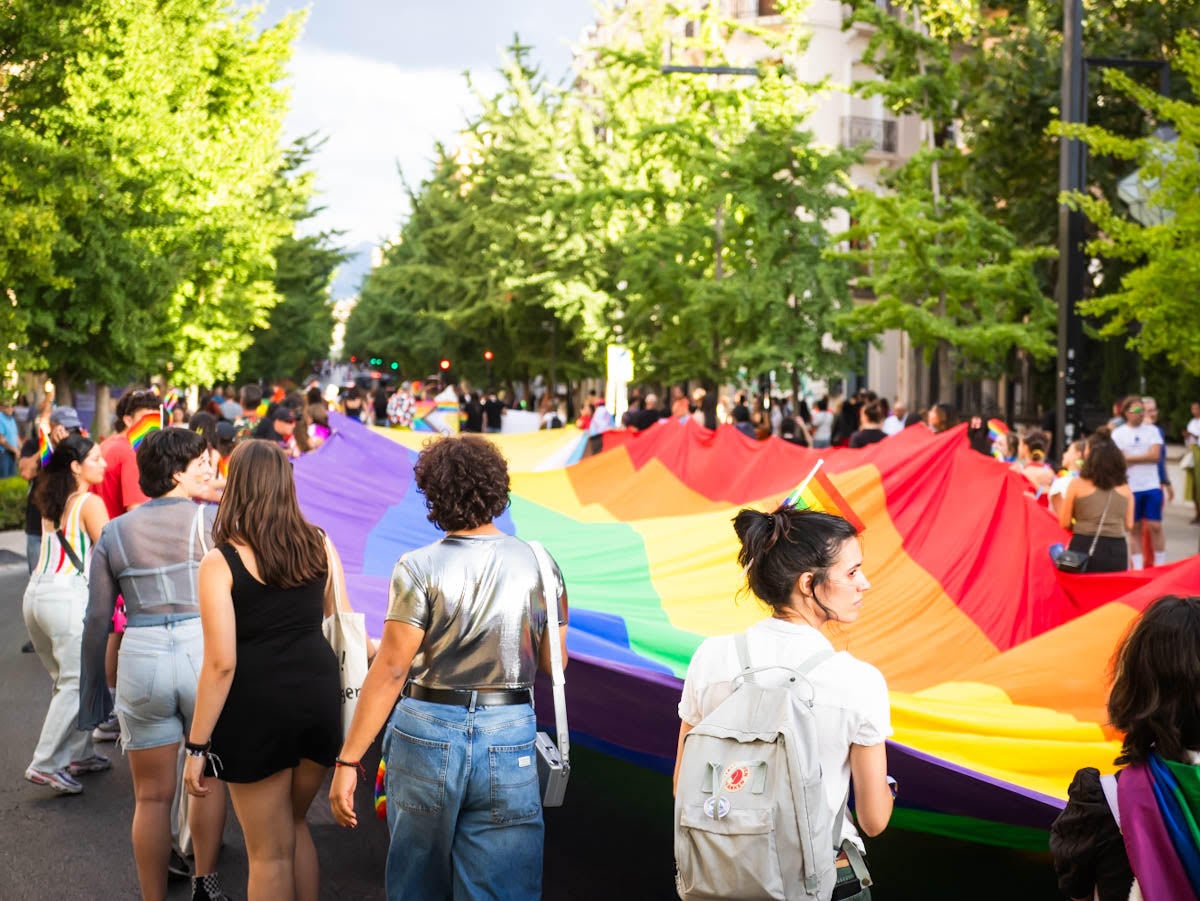 Las imágenes de las manifestaciones del Orgullo en Granada