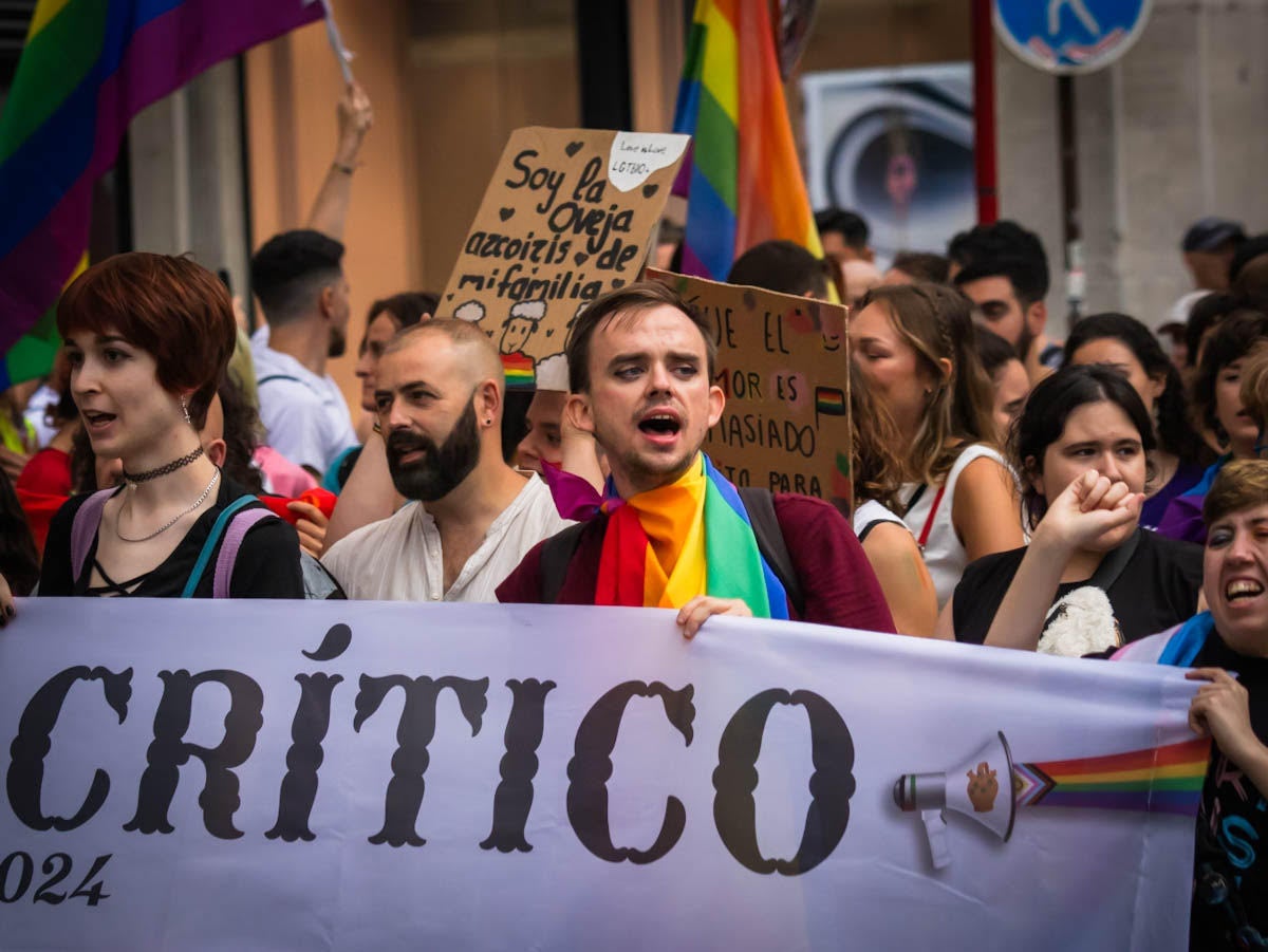 Las imágenes de las manifestaciones del Orgullo en Granada