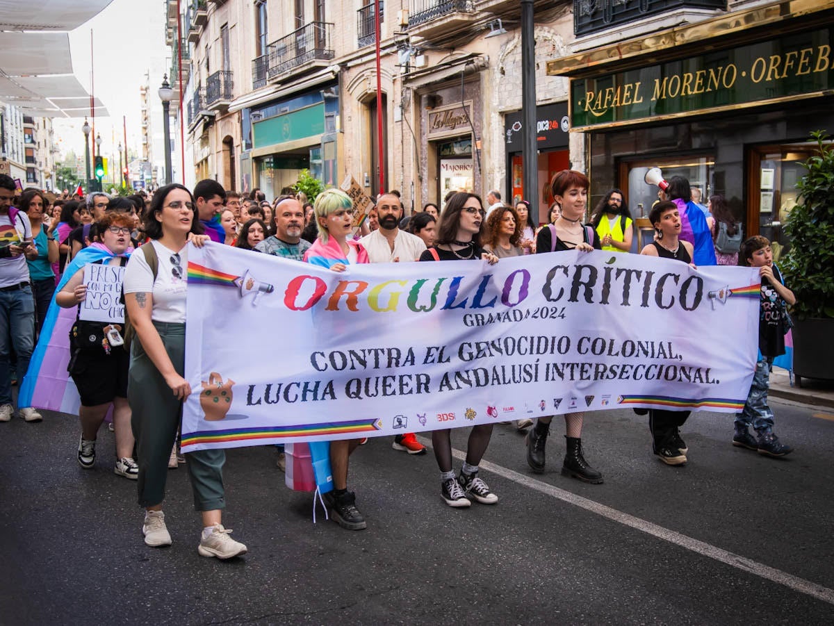 Las imágenes de las manifestaciones del Orgullo en Granada