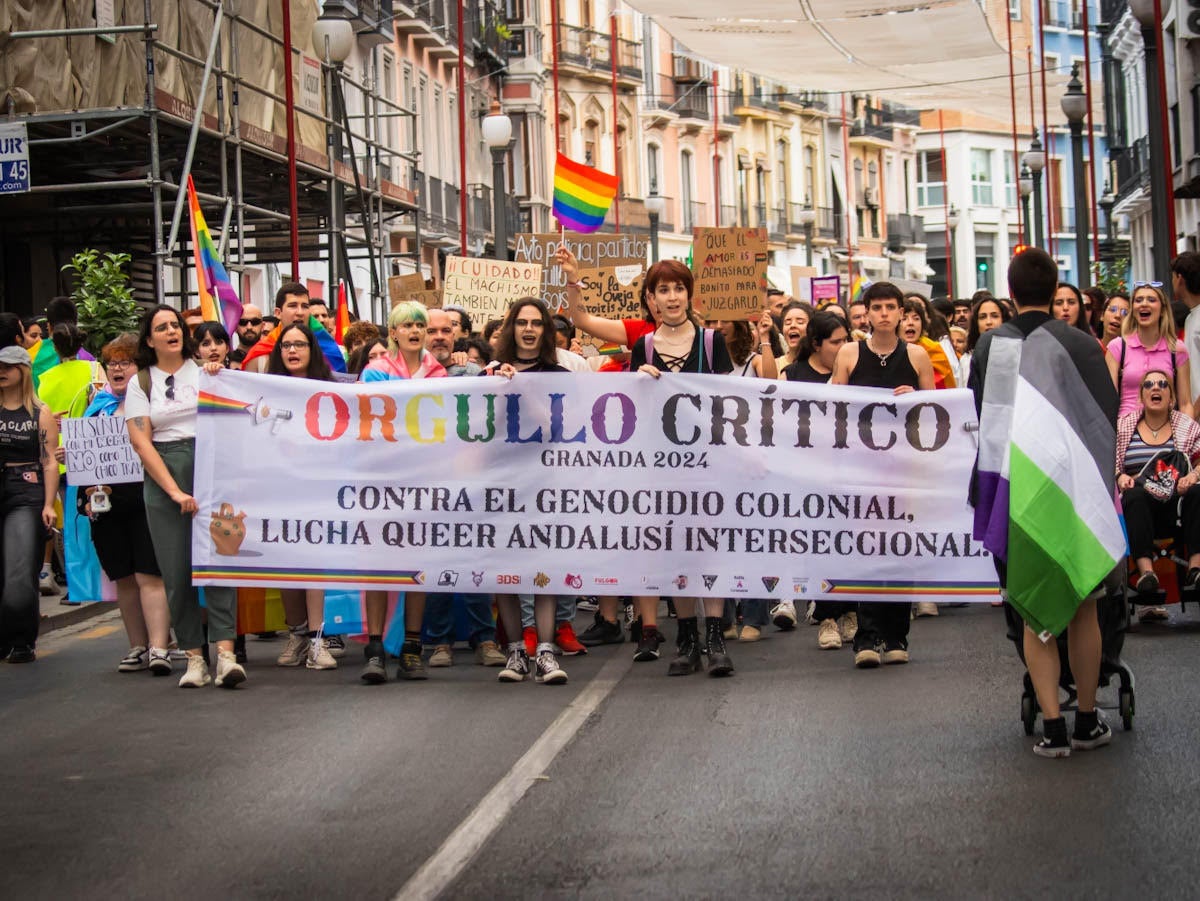 Las imágenes de las manifestaciones del Orgullo en Granada