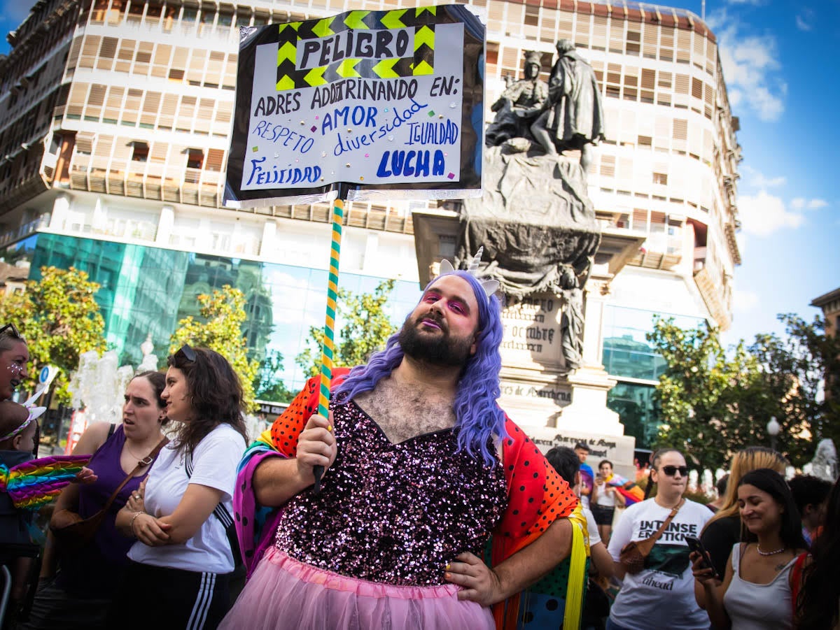 Las imágenes de las manifestaciones del Orgullo en Granada