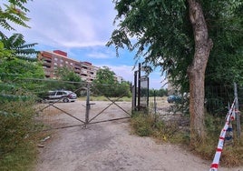 Estado actual del campillo, situado junto al Museo Ibero y frente a la Oficina de Expedición del DNI.