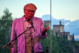 El Pele, con la Alhambra como telón de fondo.