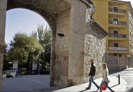 Imagen de la calle Puerta del Ángel en San Ildefonso.