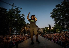 Concierto de Dellafuente en el Paseo del Salón el pasado 21 de junio