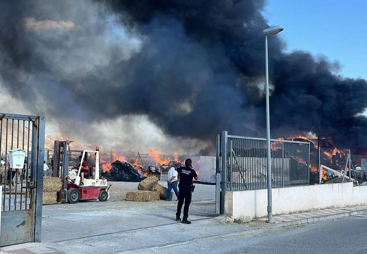 Las imágenes del incendio en Pinos Puente