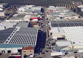 Imagen del PolÍgono Industrial Olivarero de Martos.