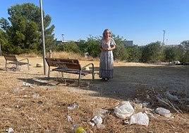 Mari Carmen Angulo visita la zona para mostrar «el estado en el que se encuentra».