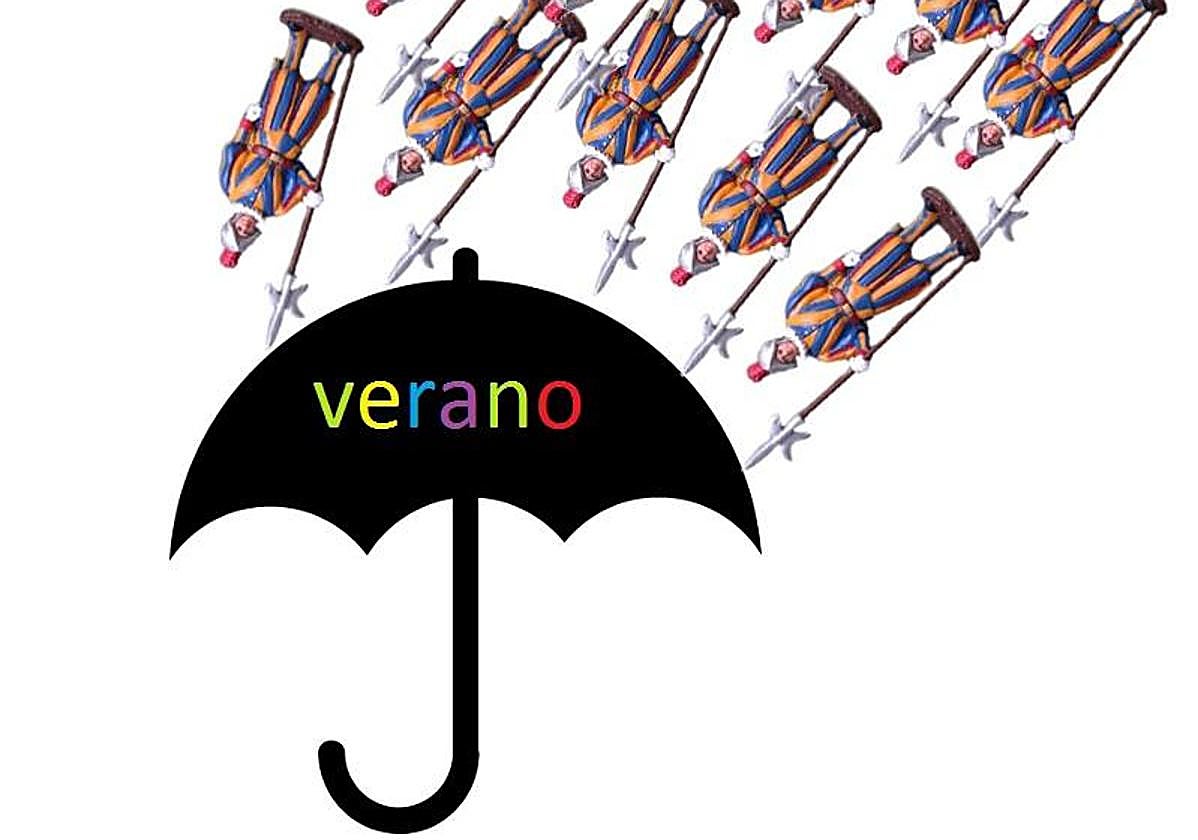 Chuzos de punta en bañador