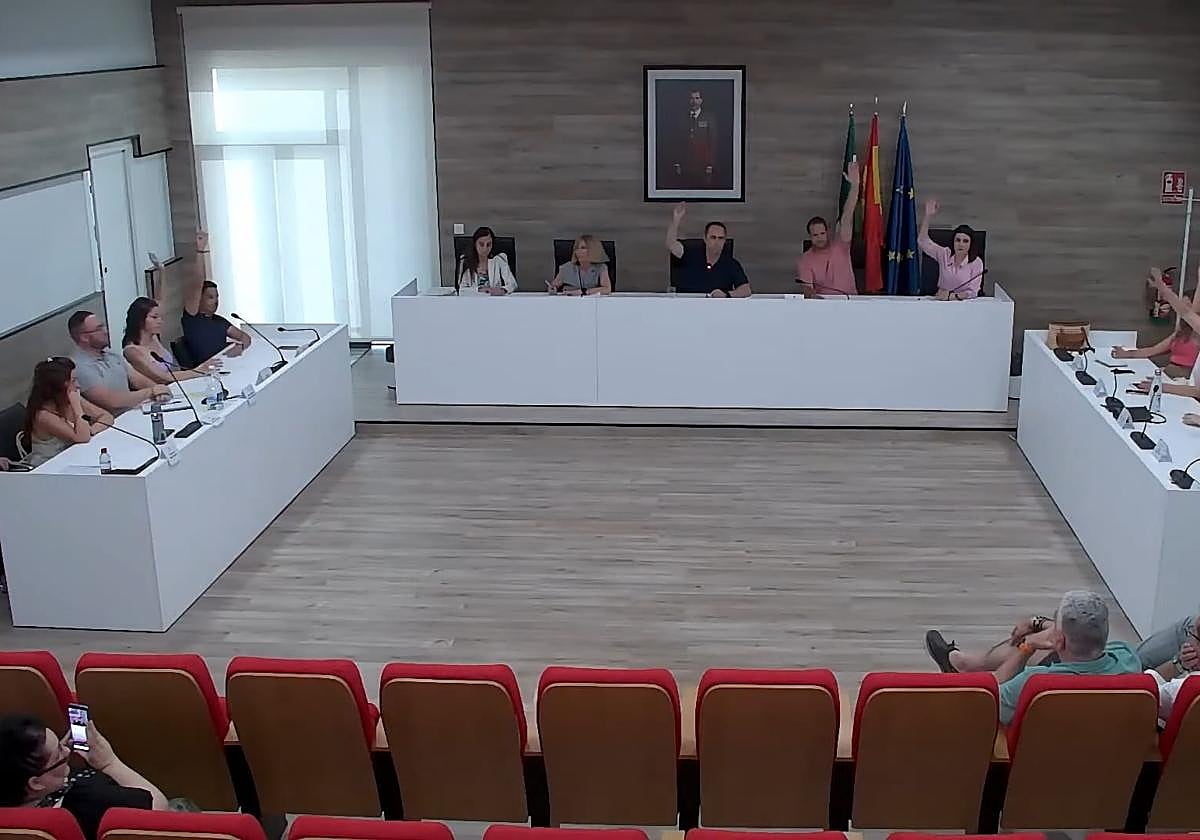 Votación de los presupuestos en Pulianas