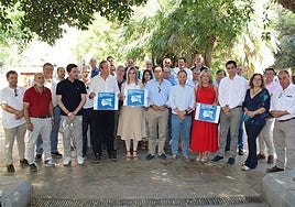Encuentro alcaldes del PP de Jaén para reivindicar mejoras ferroviarias.