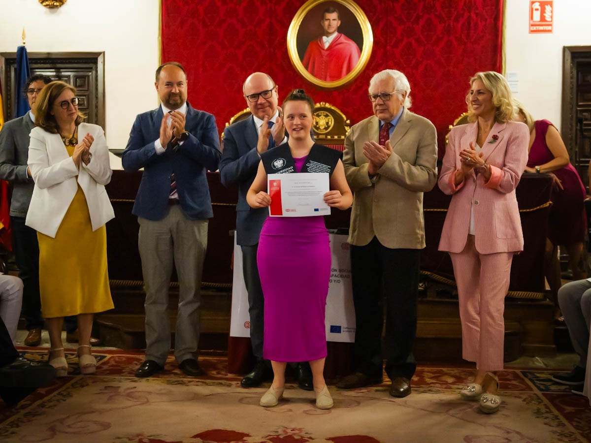 Así ha sido el acto de graduación de jóvenes con discapacidad en la UGR