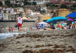 Imagen de una playa granadina este fin de semana.