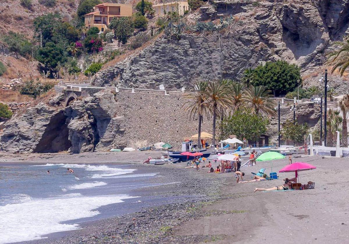 Playa de La Rábita.